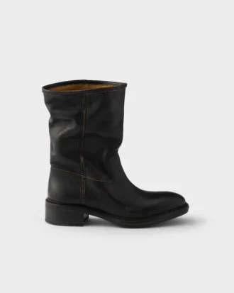Buty skórzane w stylu vintage