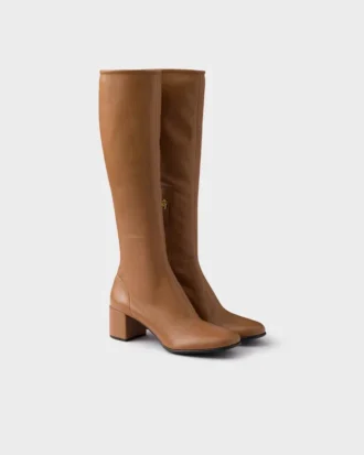 Buty z elastycznej skóry nappa