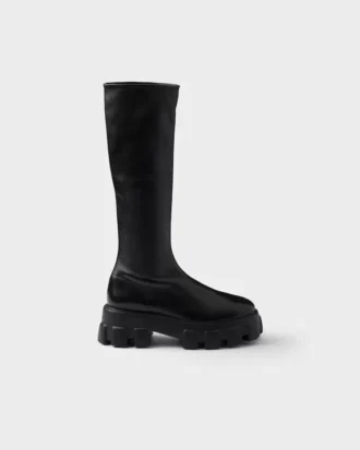Buty z elastycznej skóry nappa Monolith