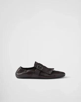 Buty z paskiem typu monk i frędzlami Shuffle