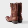 Buty z postarzanej skóry Buty z postarzanej skóry