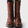 Buty z postarzanej skóry Buty z postarzanej skóry