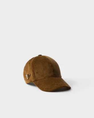 Czapka baseballowa z sztruksu