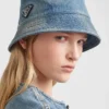 Denimowa czapka typu bucket hat Denimowa czapka typu bucket hat
