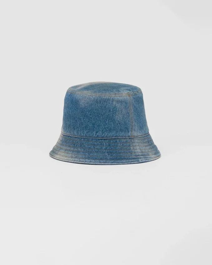 Denimowa czapka typu bucket hat Denimowa czapka typu bucket hat