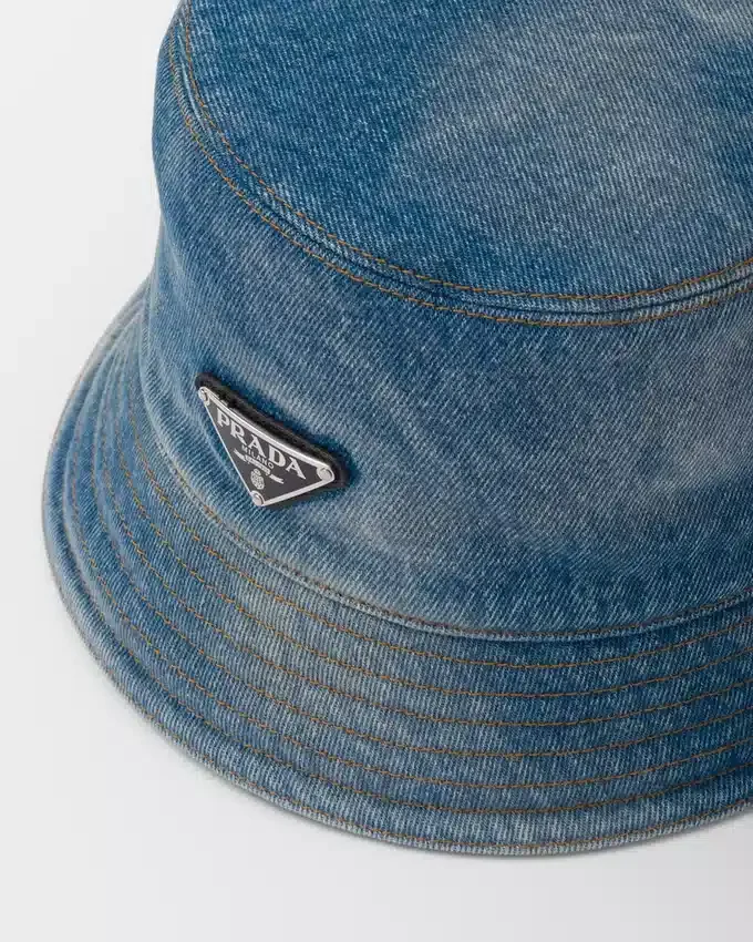 Denimowa czapka typu bucket hat Denimowa czapka typu bucket hat