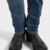 Dżinsy z denimu selvedge o zwężanym kroju Dżinsy z denimu selvedge o zwężanym kroju