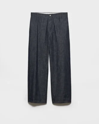 Dżinsy z surowego denimu o regularnym kroju