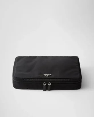 Duża kosmetyczka z zamkiem błyskawicznym z materiału Re-Nylon