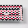 Duża prostokątna porcelanowa taca na drobiazgi – Triangles Duża prostokątna porcelanowa taca na drobiazgi – Triangles
