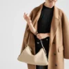 Duża skórzana torba na ramię Prada Aimae