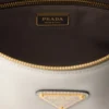 Duża skórzana torba na ramię Prada Aimae