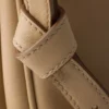Duża skórzana torba na ramię Prada Fold