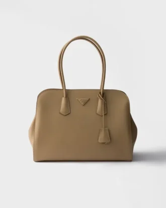 Duża skórzana torba typu tote
