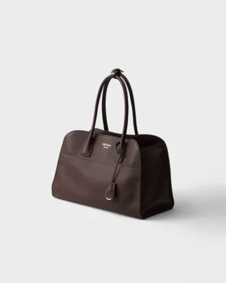 Duża skórzana torba typu tote