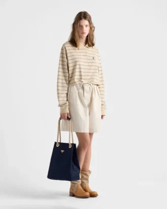 Duża torba typu bucket Prada Mariner z materiału Re-Nylon