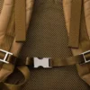 Duży plecak z tkaniny Re-Nylon i skóry Saffiano Duży plecak z tkaniny Re-Nylon i skóry Saffiano