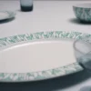 Duży porcelanowy talerz do serwowania – Vienna Green Duży porcelanowy talerz do serwowania – Vienna Green