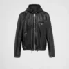 Dwustronna kurtka typu bluzon z nappa i Re-Nylon Dwustronna kurtka typu bluzon z nappa i Re-Nylon