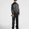 Dwustronna kurtka typu bluzon z nappa i Re-Nylon Dwustronna kurtka typu bluzon z nappa i Re-Nylon