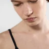 Dzianinowy top bikini typu braletka z prążkowanym wzorem Dzianinowy top bikini typu braletka z prążkowanym wzorem