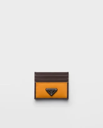 Etui na karty Prada Speedrock z Re-Nylonu i skóry
