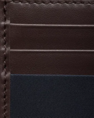 Etui na karty Prada Speedrock z Re-Nylonu i skóry