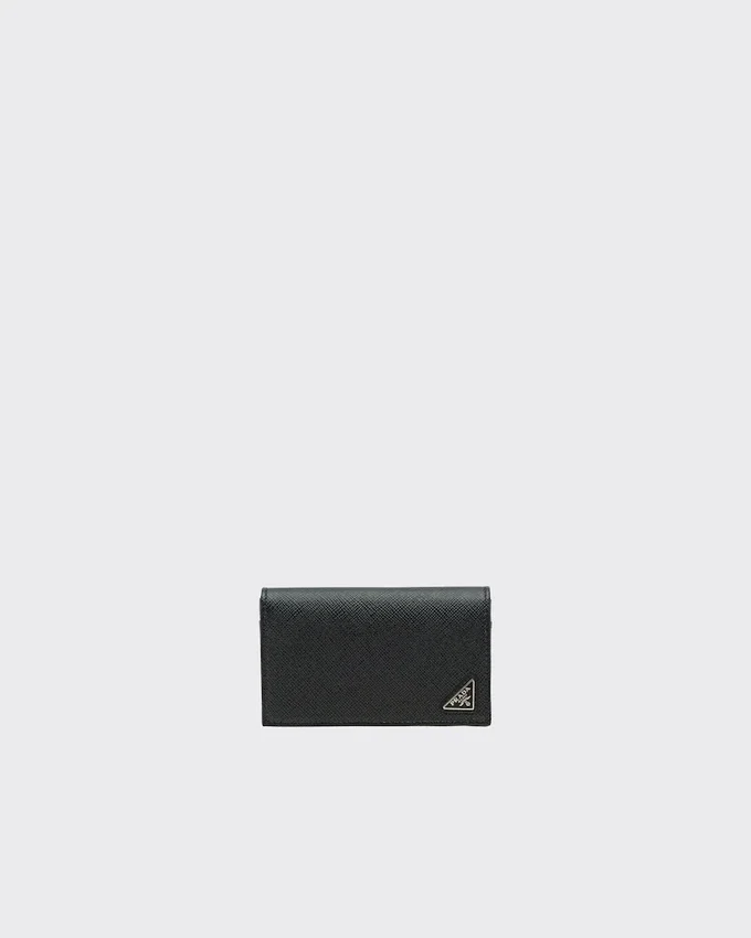 Etui na karty ze skóry Saffiano Etui na karty ze skóry Saffiano