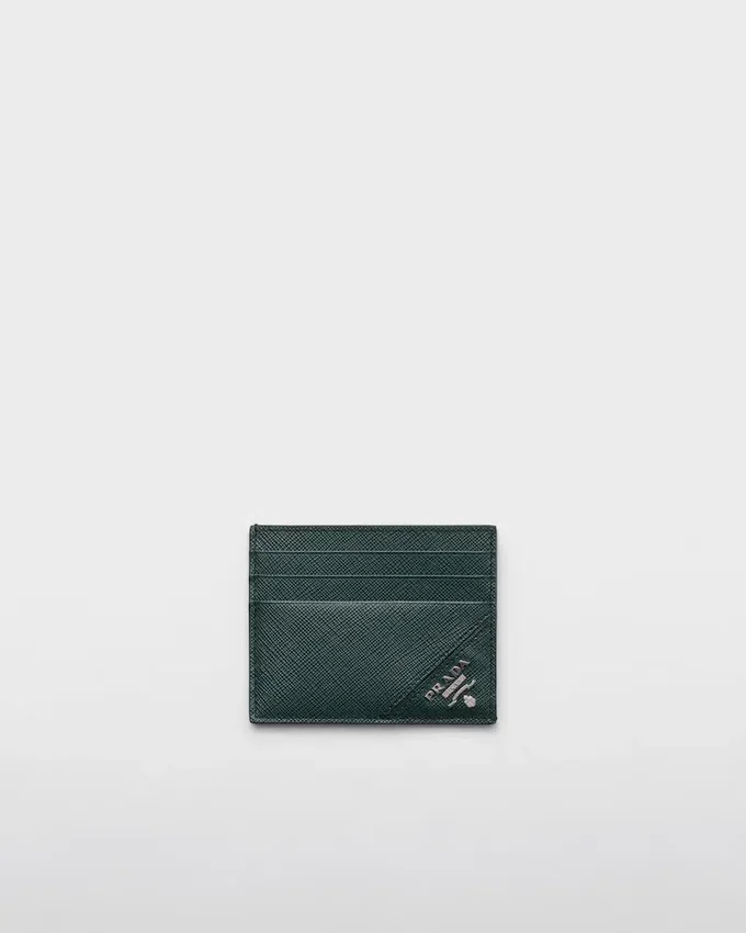 Etui na karty ze skóry Saffiano Etui na karty ze skóry Saffiano