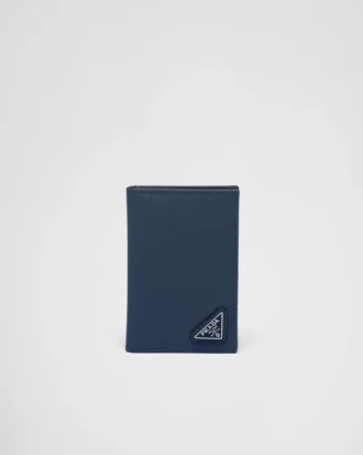 Etui na karty ze skóry Saffiano