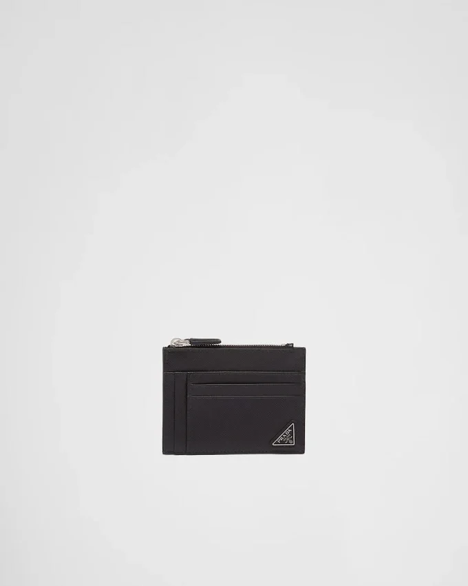 Etui na karty ze skóry Saffiano Etui na karty ze skóry Saffiano
