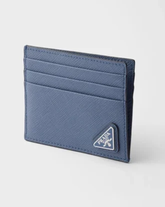 Etui na karty ze skóry Saffiano