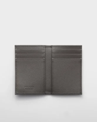 Etui na karty ze skóry Saffiano