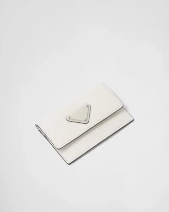 Etui na karty ze skóry Saffiano