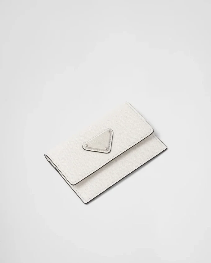 Etui na karty ze skóry Saffiano Etui na karty ze skóry Saffiano