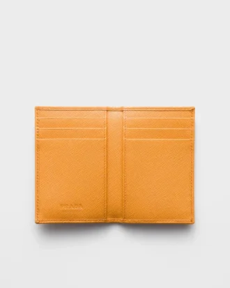 Etui na karty ze skóry Saffiano