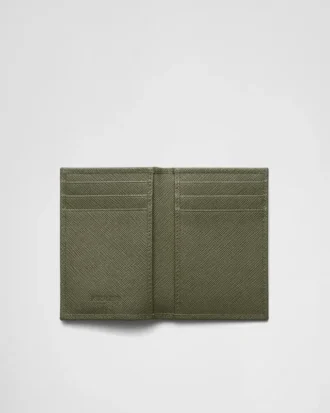Etui na karty ze skóry Saffiano