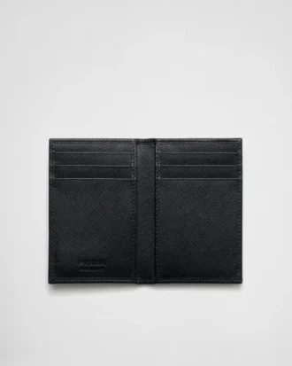 Etui na karty ze skóry Saffiano
