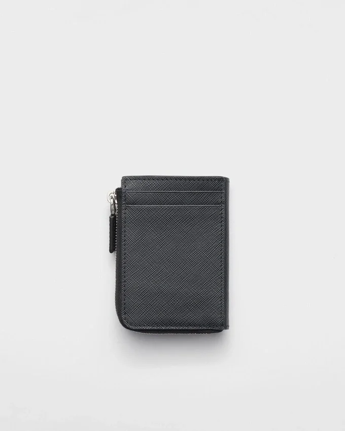 Etui na karty ze skóry Saffiano Etui na karty ze skóry Saffiano