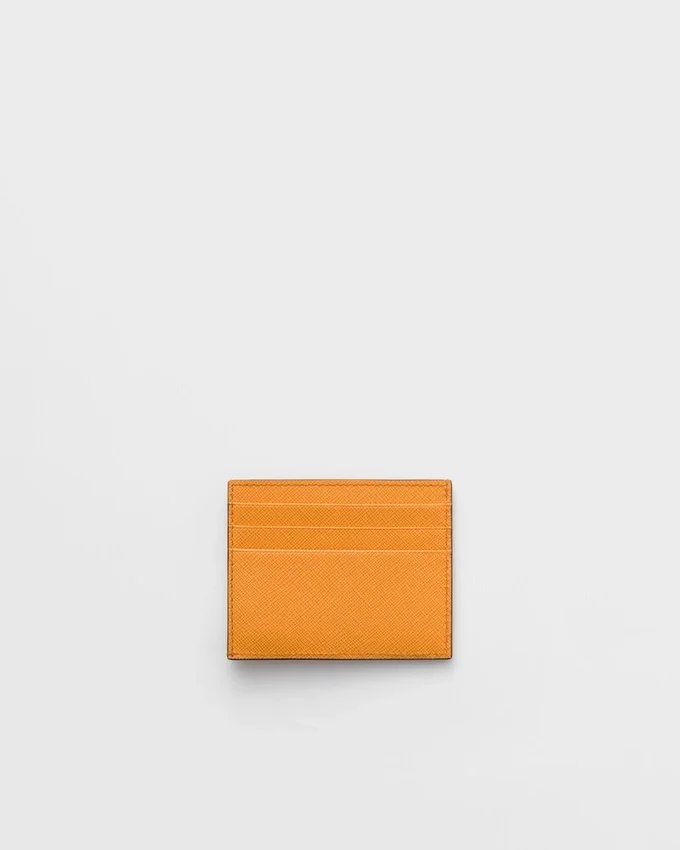 Etui na karty ze skóry Saffiano Etui na karty ze skóry Saffiano