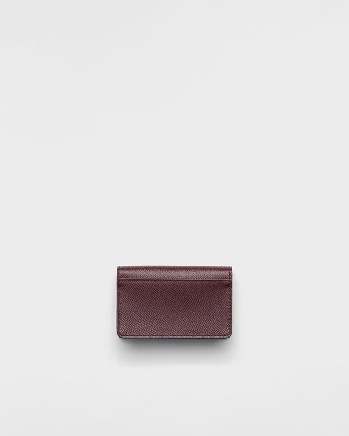 Etui na karty ze skóry Saffiano Etui na karty ze skóry Saffiano