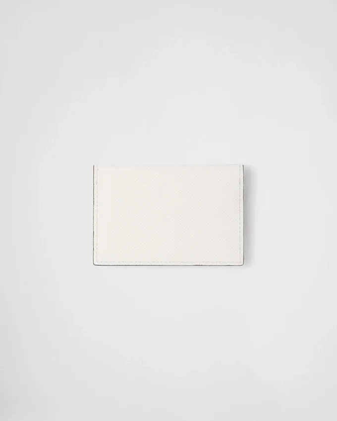 Etui na karty ze skóry Saffiano Etui na karty ze skóry Saffiano