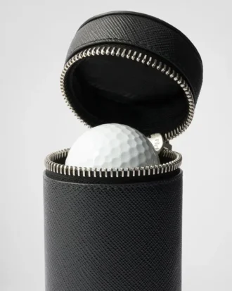 Etui na piłki golfowe ze skóry Saffiano