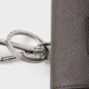 Etui na słuchawki ze skóry Saffiano z brelokiem Etui na słuchawki ze skóry Saffiano z brelokiem