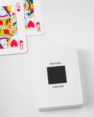 Etui Saffiano z kartami do gry