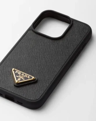 Etui ze skóry Saffiano do iPhone’a 15 Pro