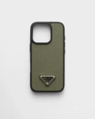 Etui ze skóry Saffiano do iPhone’a 16 Pro
