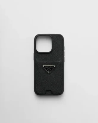 Etui ze skóry Saffiano do iPhone’a 16 Pro