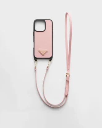 Etui ze skóry Saffiano do iPhone’a 16 Pro