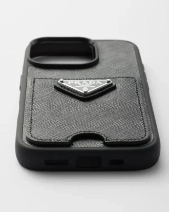 Etui ze skóry Saffiano do iPhone’a 16 Pro